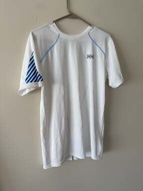 Mens Cycling Pace Jersey Helly Hansen White - Large